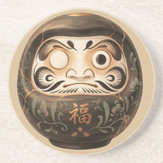 Porta-copos Minimalista Daruma Japonês | Zen Kintsugi