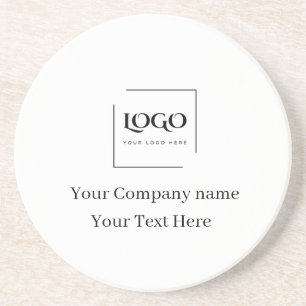 Porta-copos Modelo de logotipo personalizado elegante