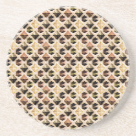 Porta-copos Modern abstract geometric digital pattern 58