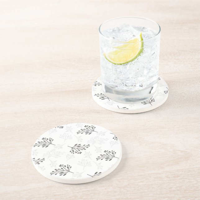 Porta-copos Modern Farmhouse Decorative Coaster - Rustic Chic  (Lateral)