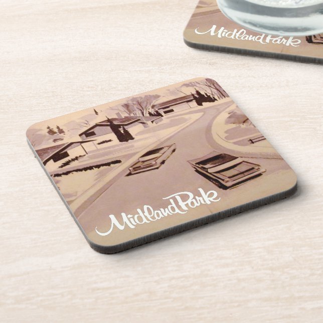 Porta copos moderna de Meio século Icônica 60s (Left Side)