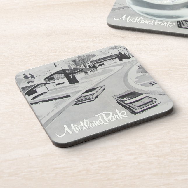 Porta copos moderna de Meio século Icônica 60s (Left Side)