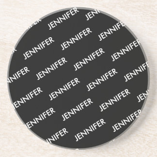 Porta-copos Moderno Extravagante Você O Nomeia Preto Personali