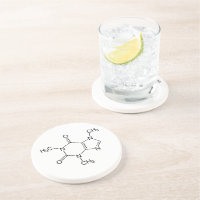 Molécula de Cafeína Química Café Átomos