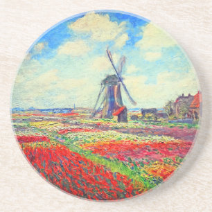 Porta-copos Monet Tulips Windmill