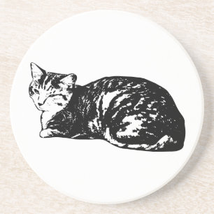 Porta copos Monocromática de Gato Mentiroso