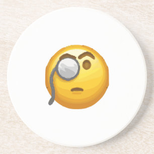 Porta-copos monóculo emoji