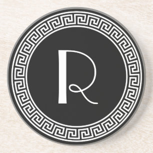 Porta-copos Monograma chave grego do design