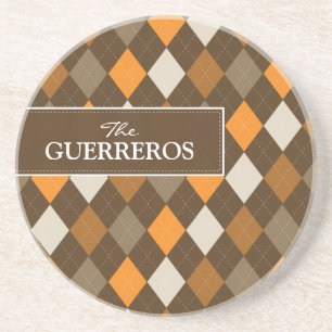 Porta-copos Montanha-russa Guerreros Laranja/Chocolate