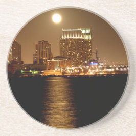 Porta-copos moonrise sobre San Diego