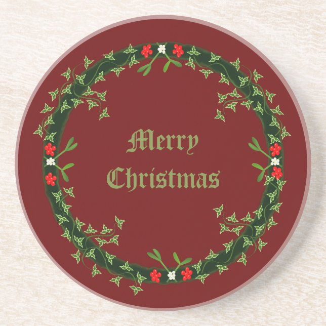Porta-copos Morte de Natal Gótica Personalizada (Frente)