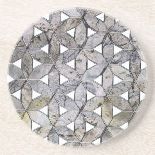 Porta-copos Mosaico da Cinza Natural
