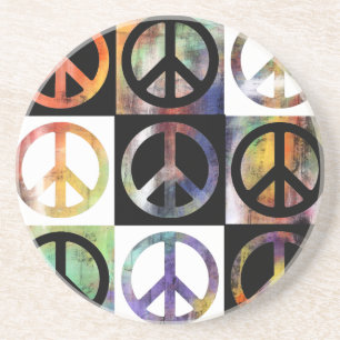Porta-copos Mosaico do sinal de paz