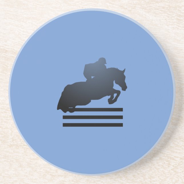 Porta-copos Mostre o jumper limpando um obstáculo. (Frente)