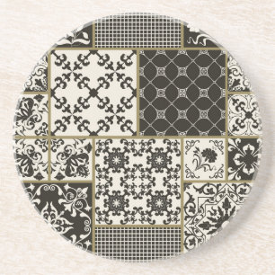 Porta-copos Motivos islâmicos do azulejo Majolica.