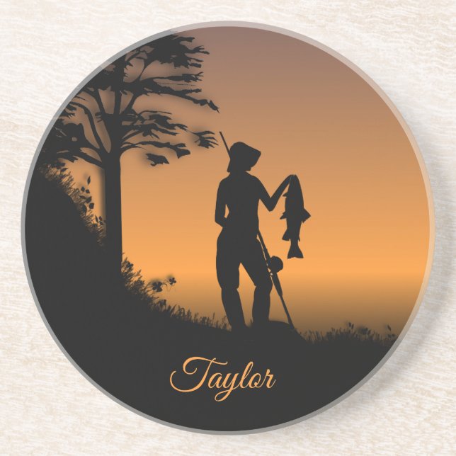 Porta-copos Mulher Fisher no Dusk Personal (Frente)