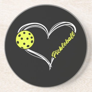 Porta-copos Mulheres Adoram Pickleball - jogo de picleball fof