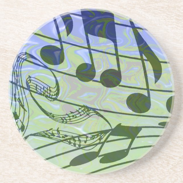 PORTA-COPOS MÚSICA NOTES-COASTER (Frente)