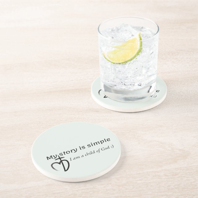 Porta-copos My story is simple (Lateral)