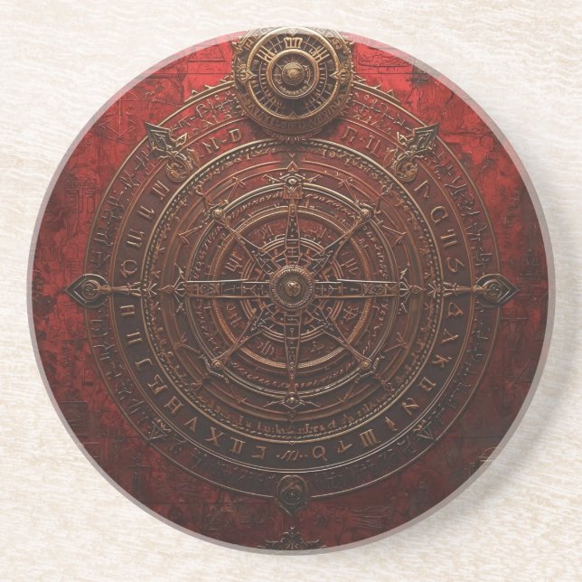 Porta-copos Mystic Compass Rose (Frente)