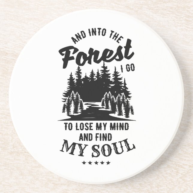 Porta-copos Na Floresta Eu Vou (Frente)