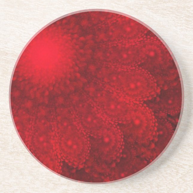 Porta-copos Nada Mais Que Red Floral (Frente)