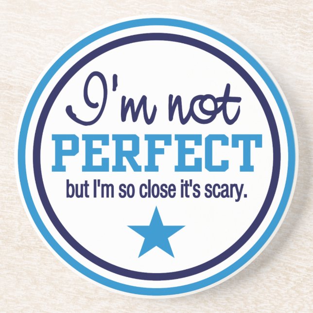 Porta copos NAO PERFEITA - azul (Frente)