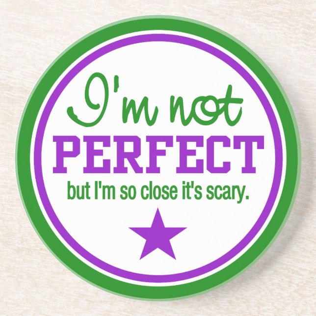 PORTA COPOS NÃO PERFEITA - verde / roxo (Frente)