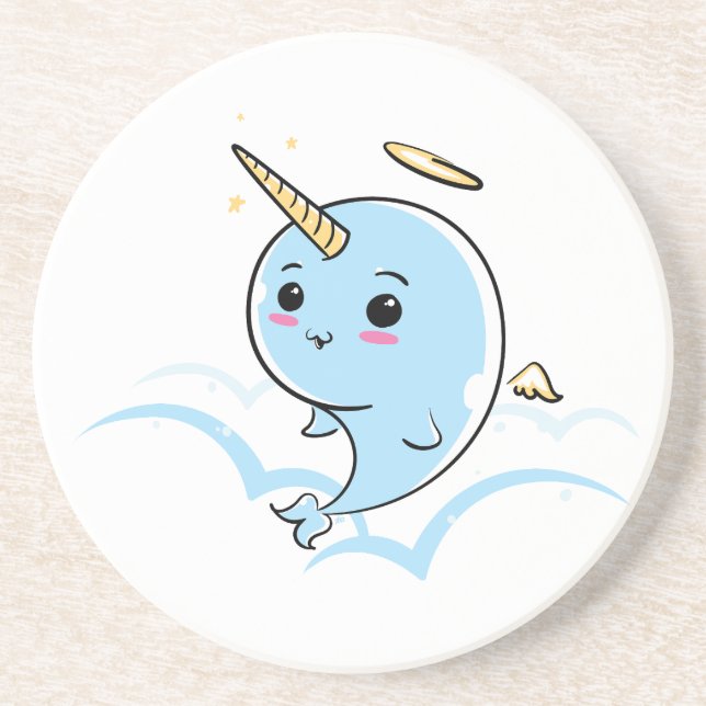 Porta-copos Narwhal Angel Cutie (Frente)