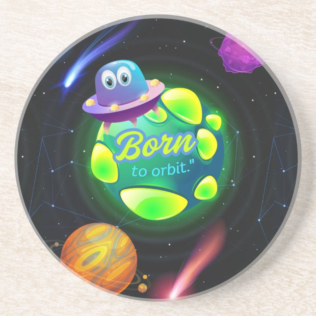 Porta-copos Nascer para órbita (Frente)