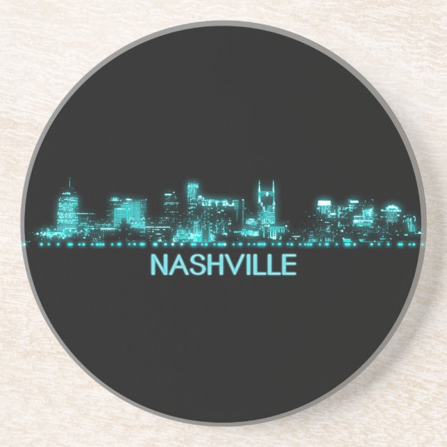 Porta-copos Nashville Skyline (Frente)