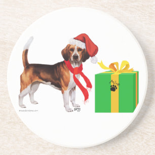 Porta-copos Natal Beagle