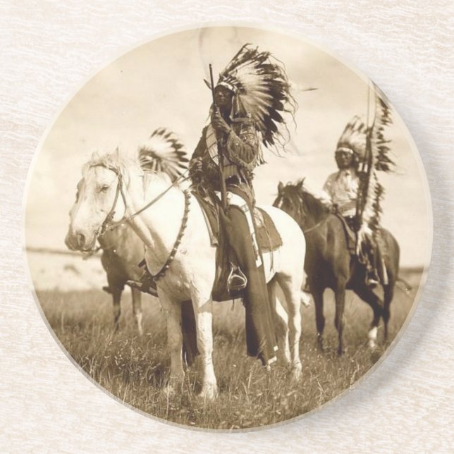 Porta copos Nativa Americana (Frente)