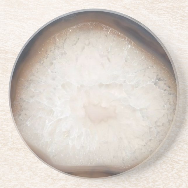 Porta copos natural bonita da ágata (Frente)