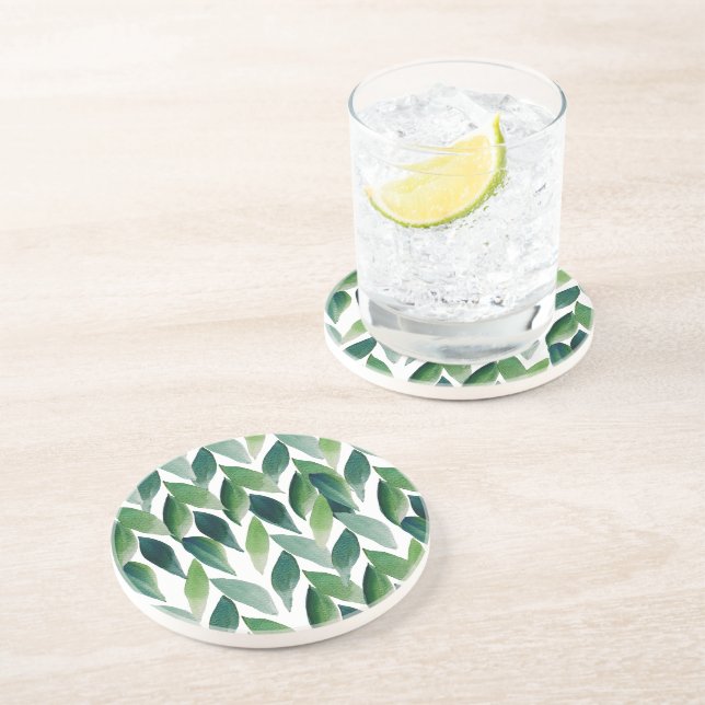 Porta-copos Natureza Boêmica Verde Exótica Moderna (Lateral)