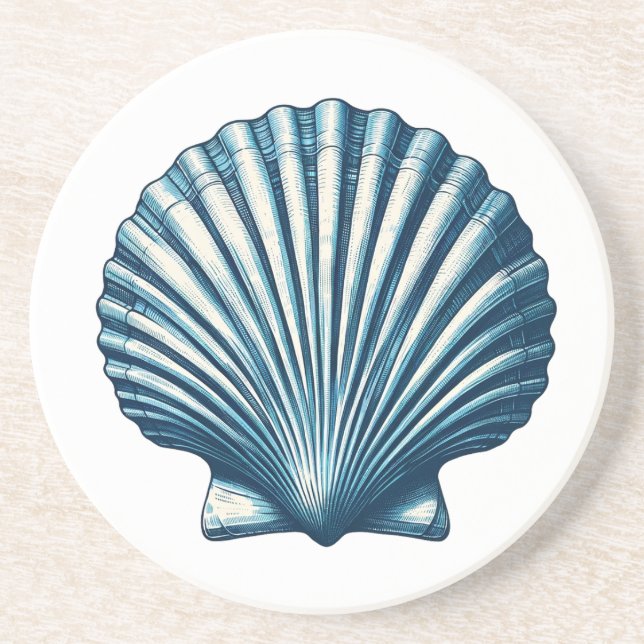 Porta copos Náutica do Scallop (Frente)