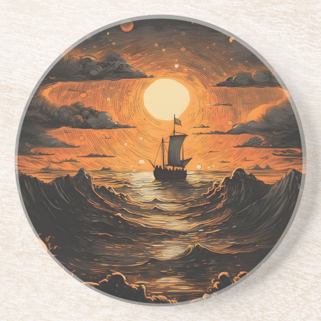 Porta-copos Navegação à noite (Frente)