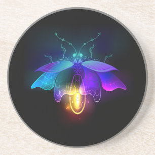 Porta-copos Neon Firefly a preto