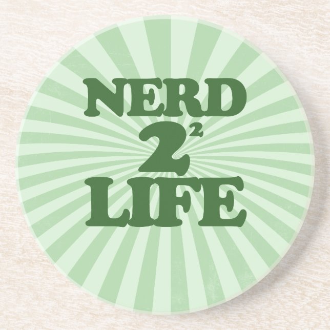 Porta-copos Nerd para a vida (Frente)