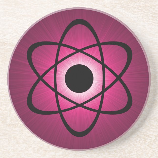 Porta-copos Nerdy Atomic Porta copos, rosa (Frente)