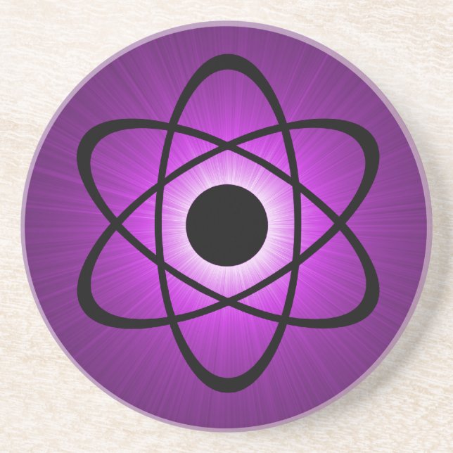 Porta-copos Nerdy Atomic Porta copos, Roxo (Frente)