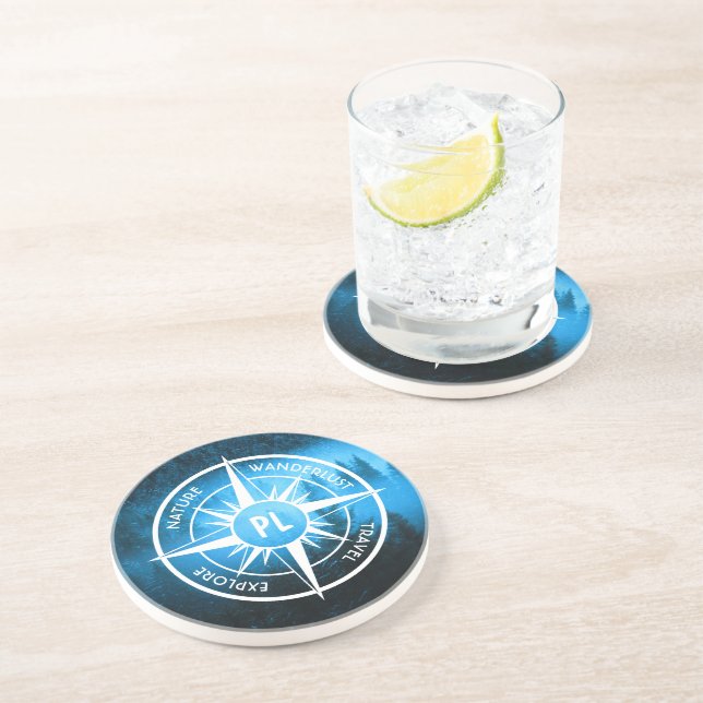 Porta-copos Névoa emblem monograma em estrela de pântano (Lateral)