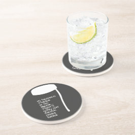 Porta-copos No céu não há cerveja