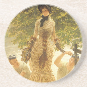 Porta-copos No Tâmisa por James Tissot, Realismo Vintage