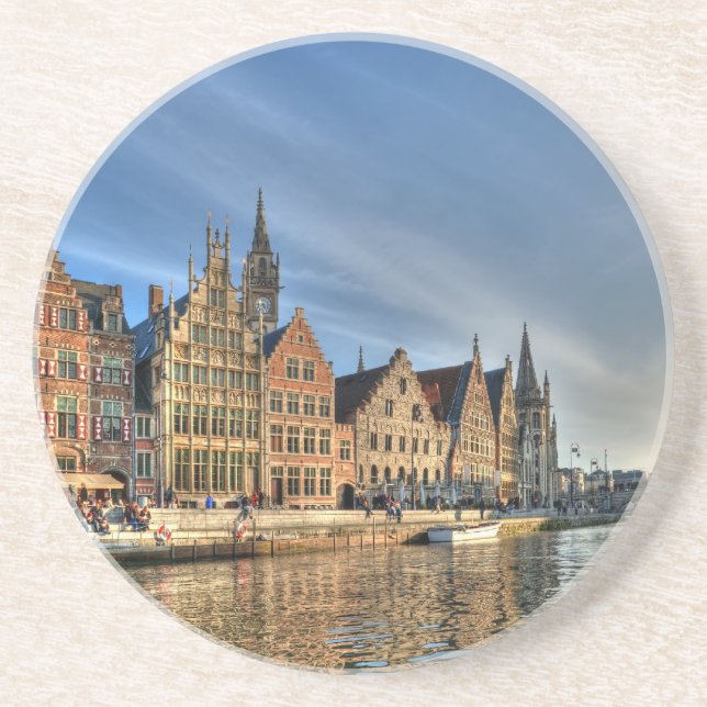 Porta-copos Noite em Gent (Frente)