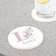 Nome Inicial Mais Design de Flores