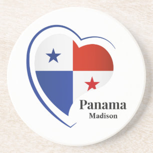 Porta-copos Nome Personalizado Amor Panamá