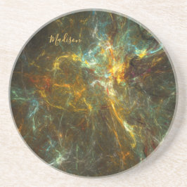 Porta-copos Nome personalizado Campo Estrela