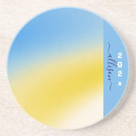 Porta-copos Nome personalizado de fundo mágico 