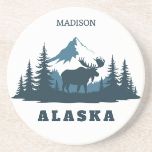 Porta-copos Nome Personalizado & Texto ALASKA